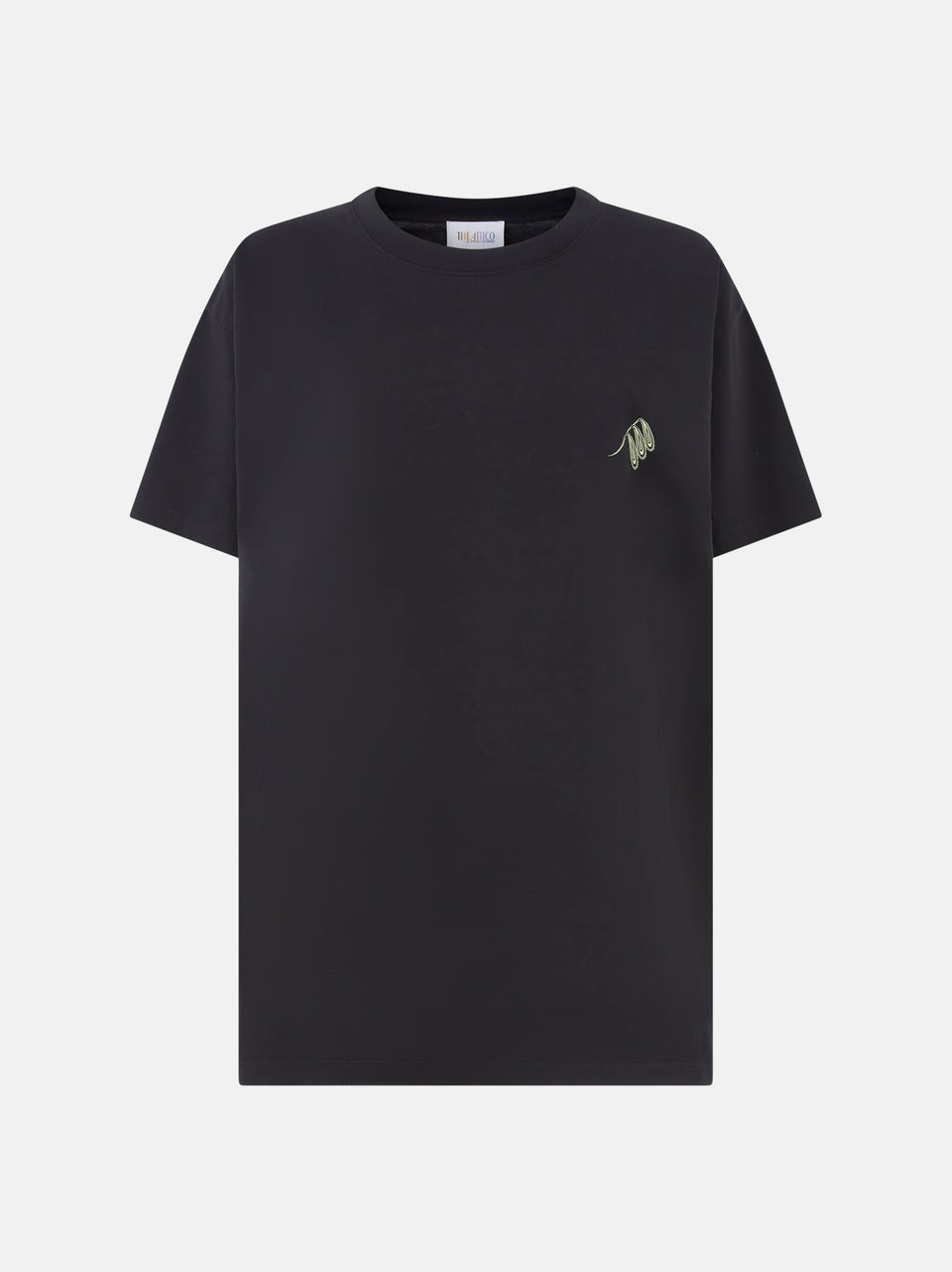 Black and pale yellow t-shirt