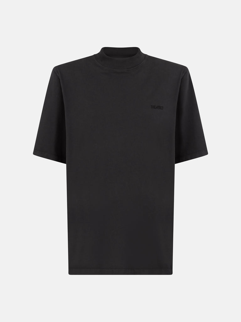 Faded black t-shirt