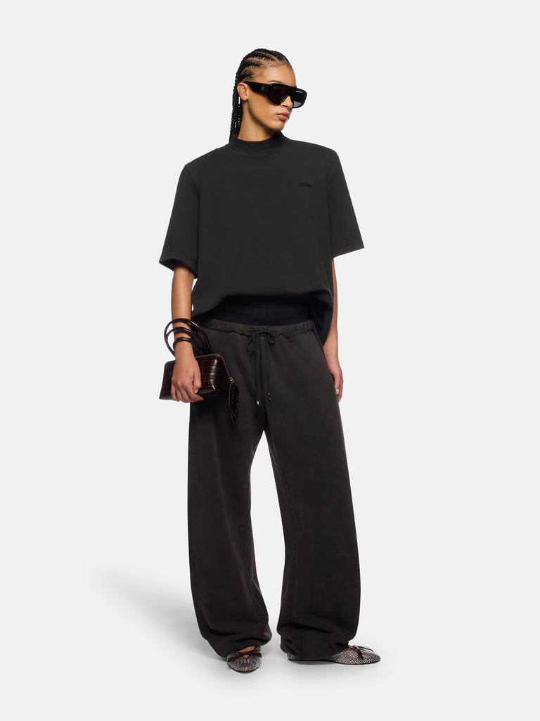 Faded black t-shirt