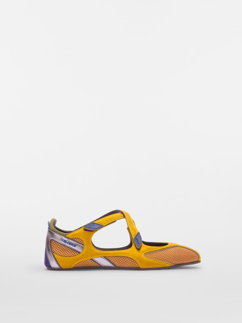 ''Floor 01'' mustard ballerina flat