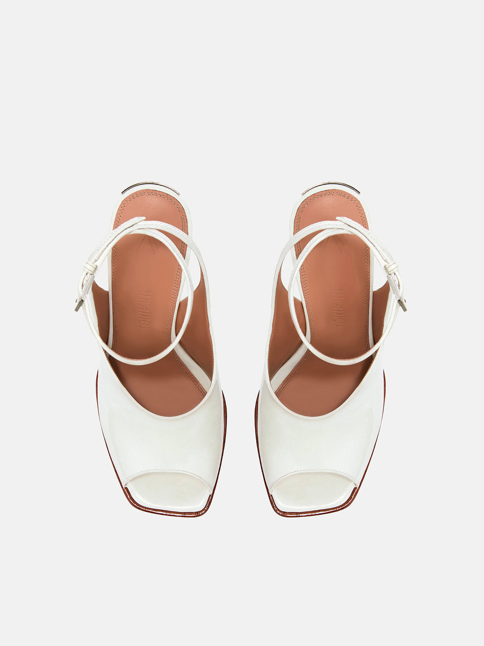''Ornella'' white sandal