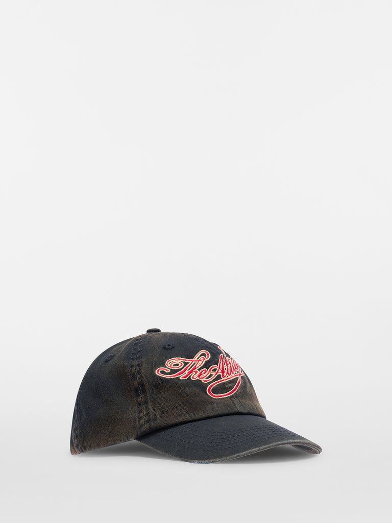 Black and red cap
