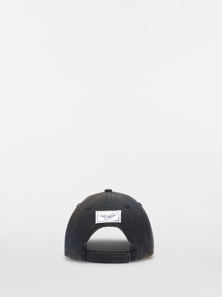 Black and red cap