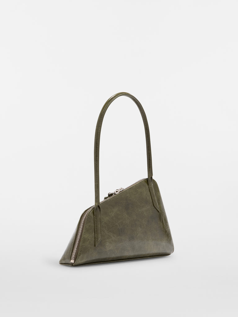 ''Sunrise'' olive brown shoulder bag