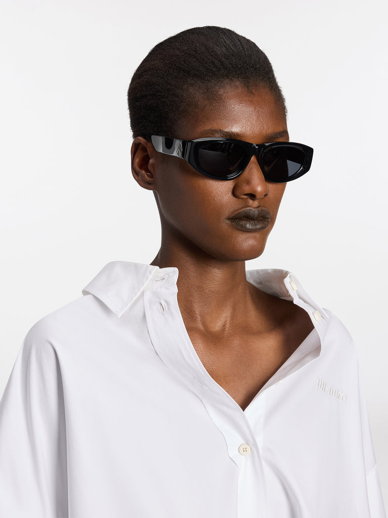 Black and silver sunglasses