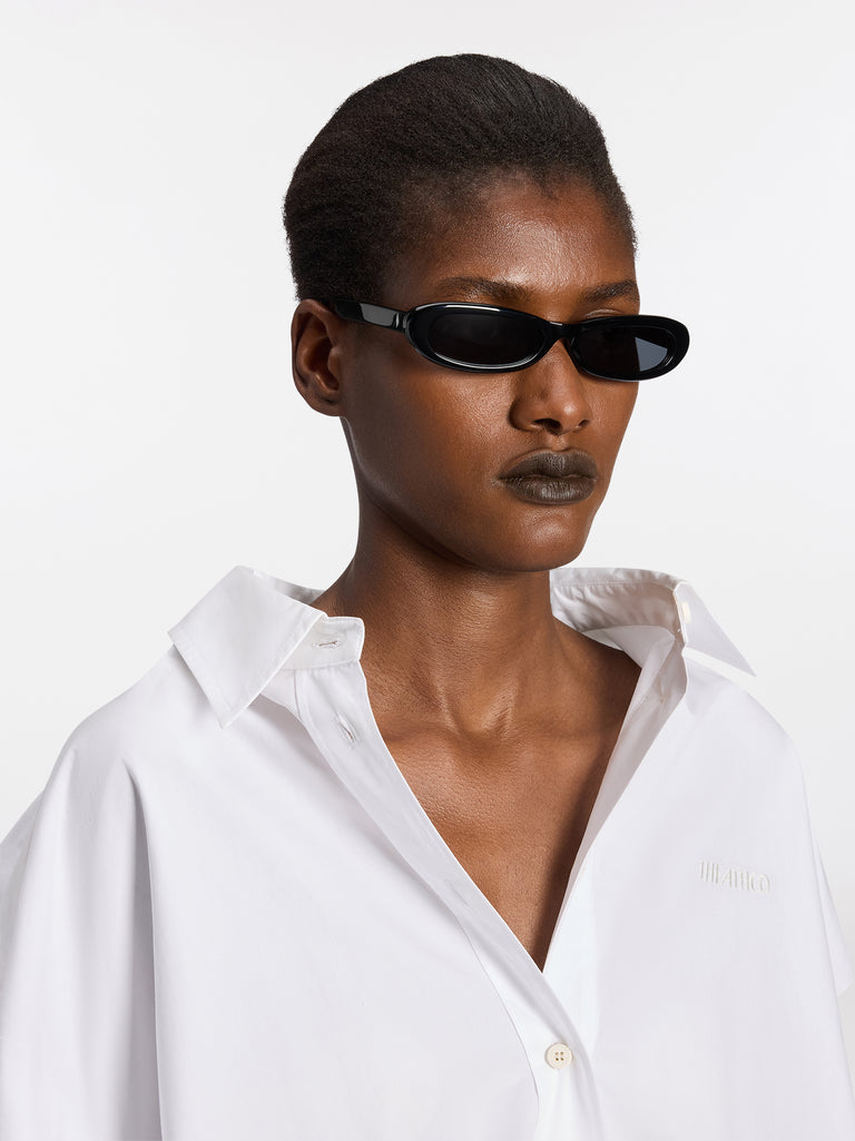 ''Berta'' black sunglasses
