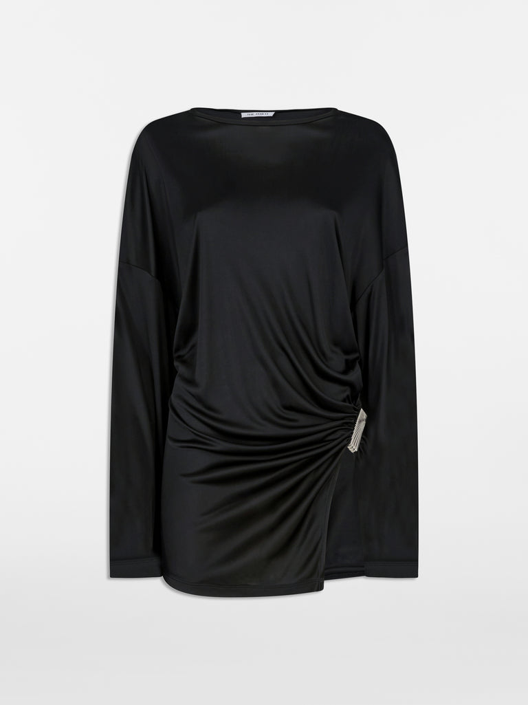 Black mini dress
