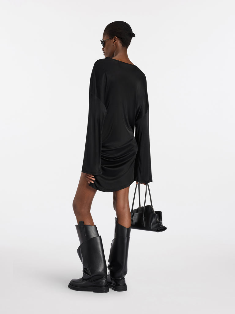 Black mini dress