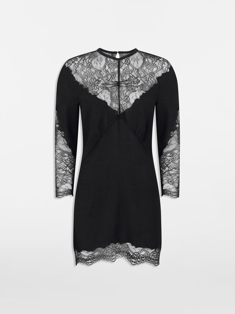 Black mini dress