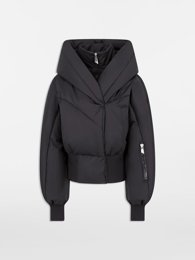 Black puffer jacket