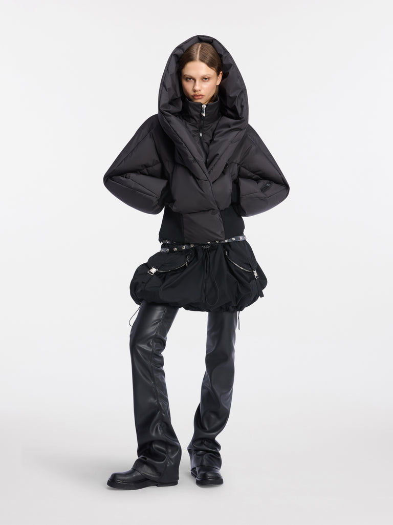 Black puffer jacket
