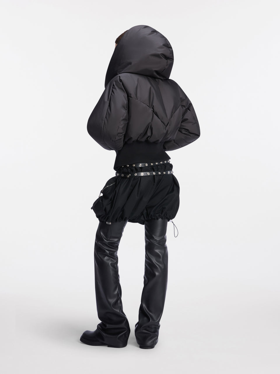 Black puffer jacket