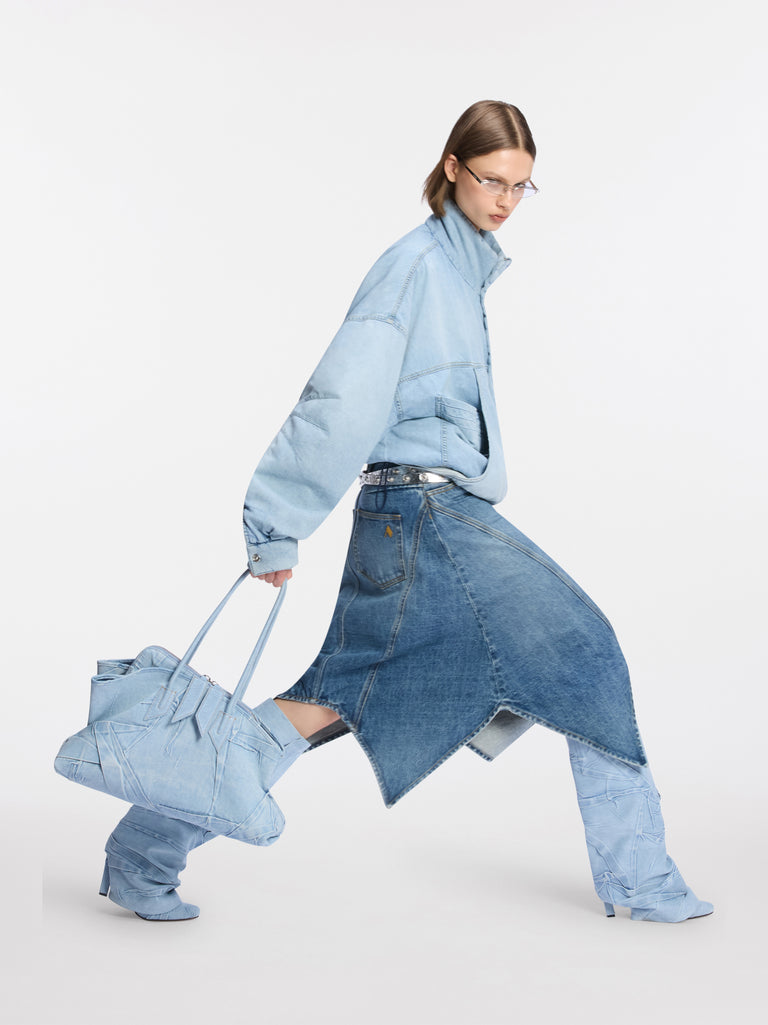 Super washed blue bomber