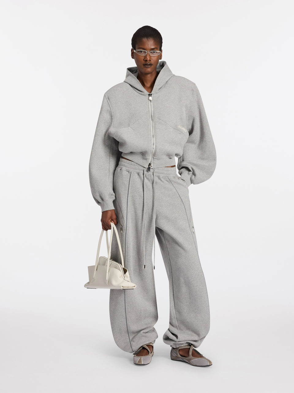 Melange grey sweatshirt