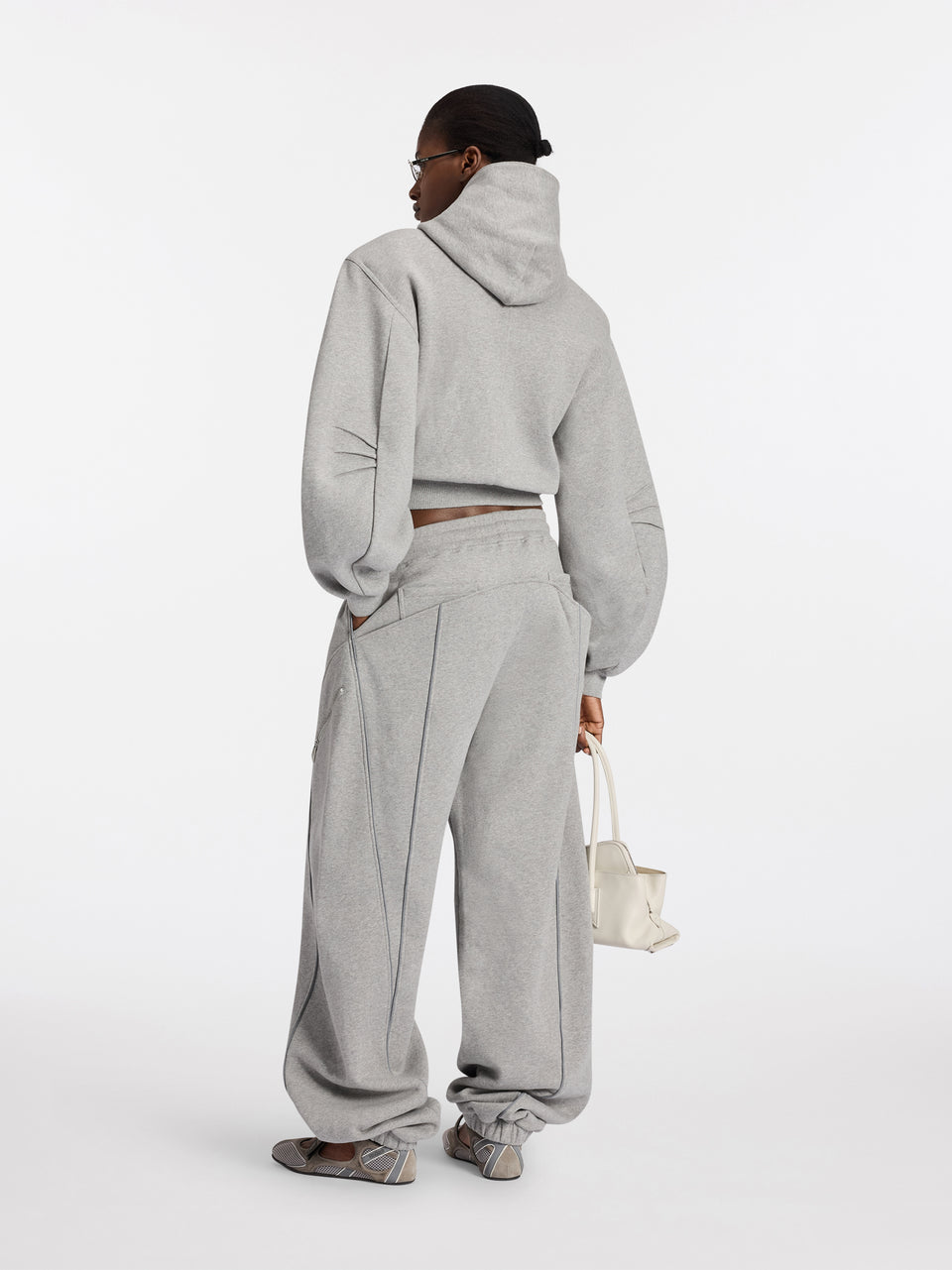 Melange grey sweatshirt
