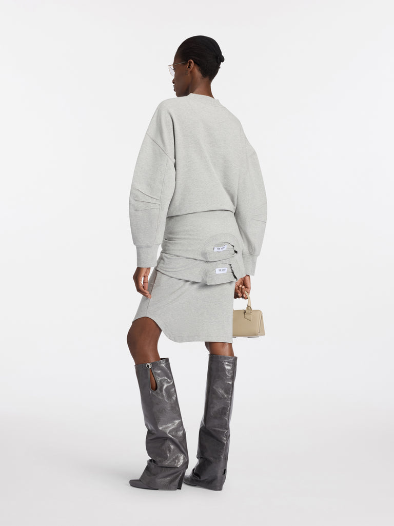 Melange grey sweatshirt