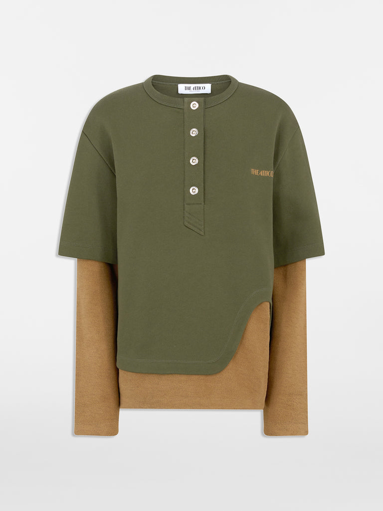 Forest green sweatshirt