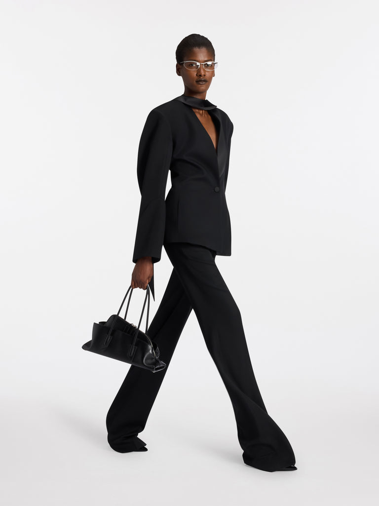 Black tuxedo jacket