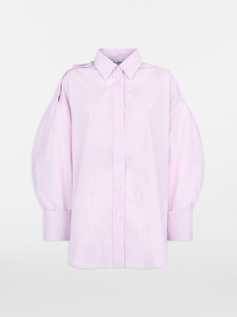 White and pink shirt