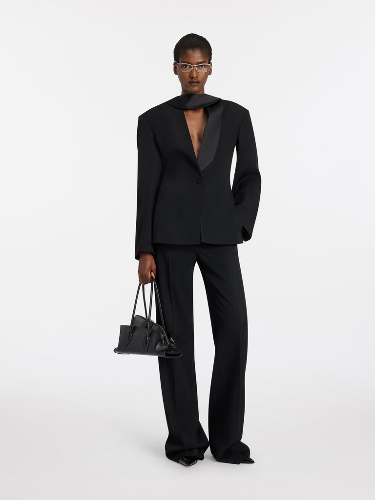 Black tuxedo pants