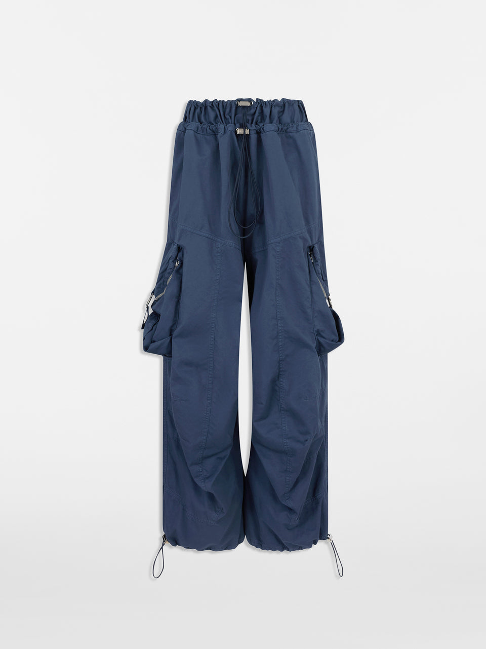 Washed blue cargo pants