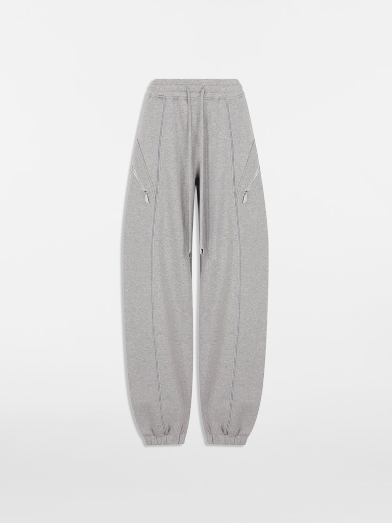 Melange grey joggers