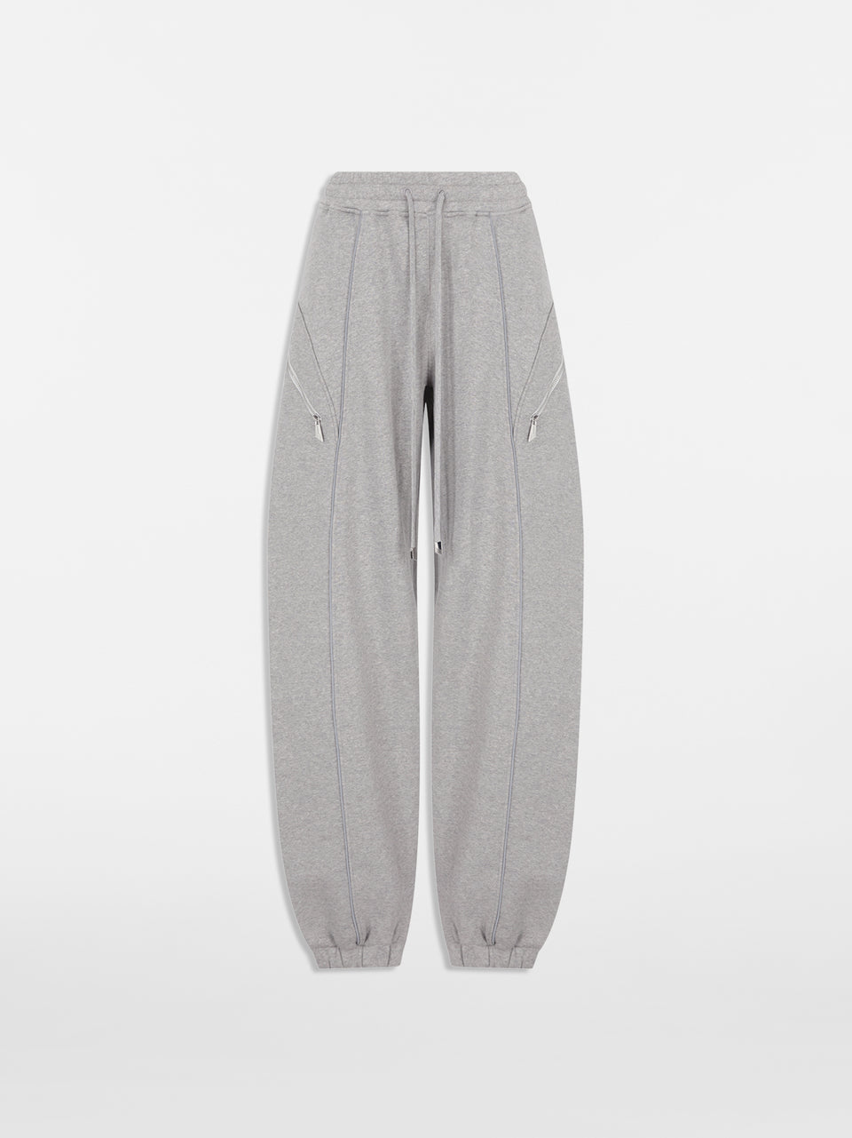 Melange grey joggers