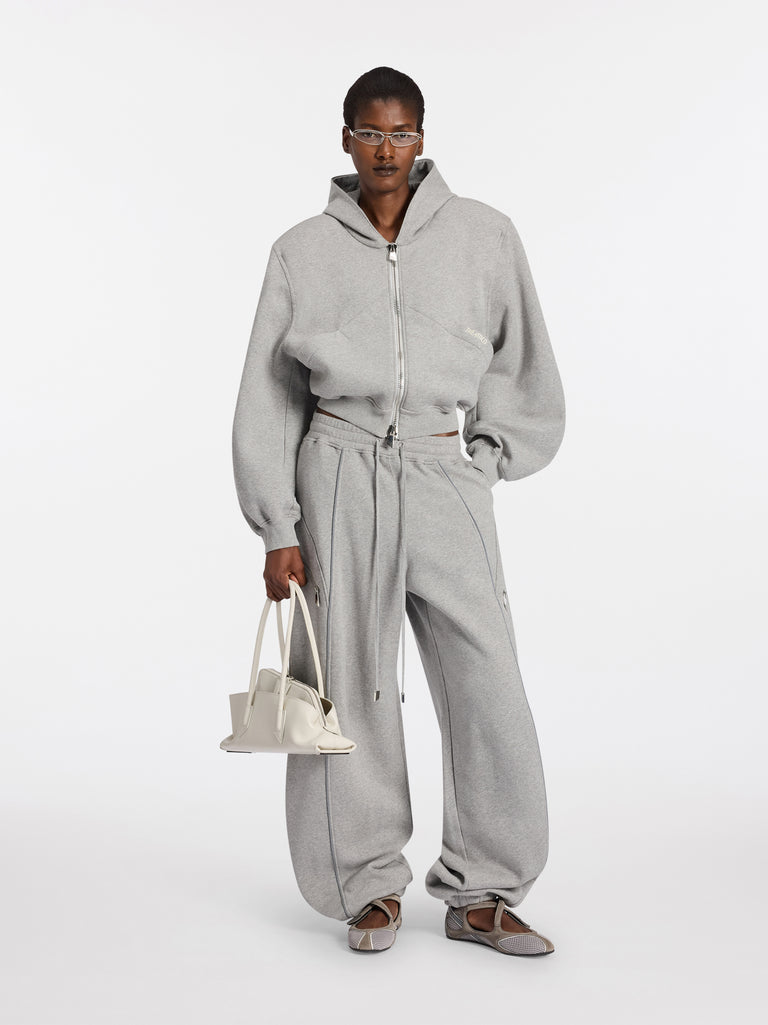 Melange grey joggers