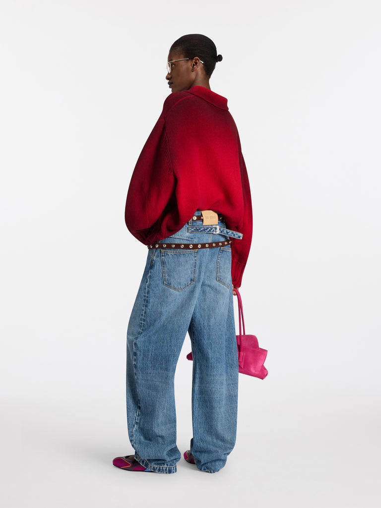 Sky blue jeans