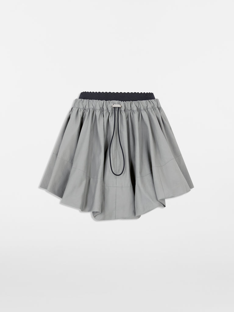 Taupe grey mini skirt