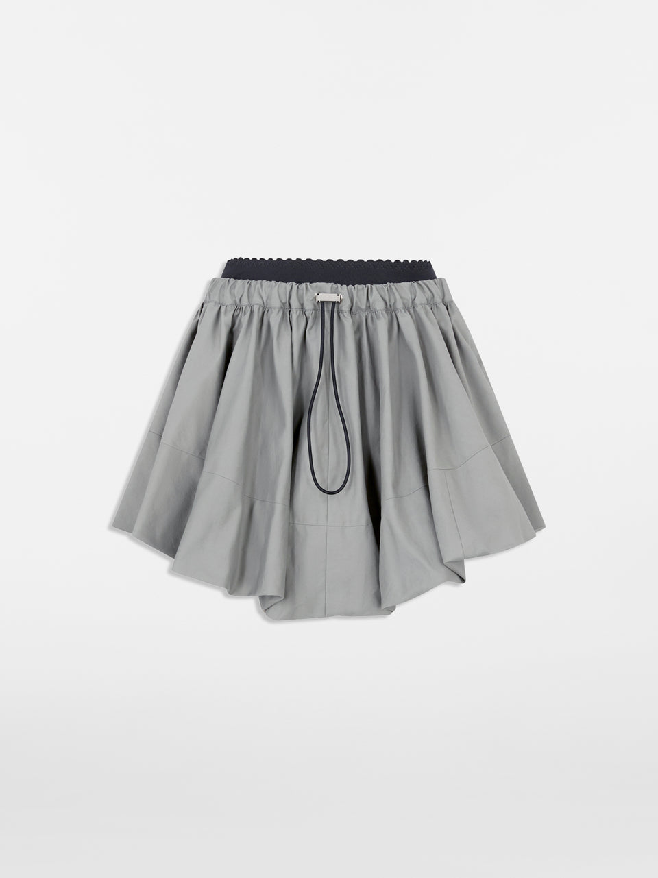 Taupe grey mini skirt