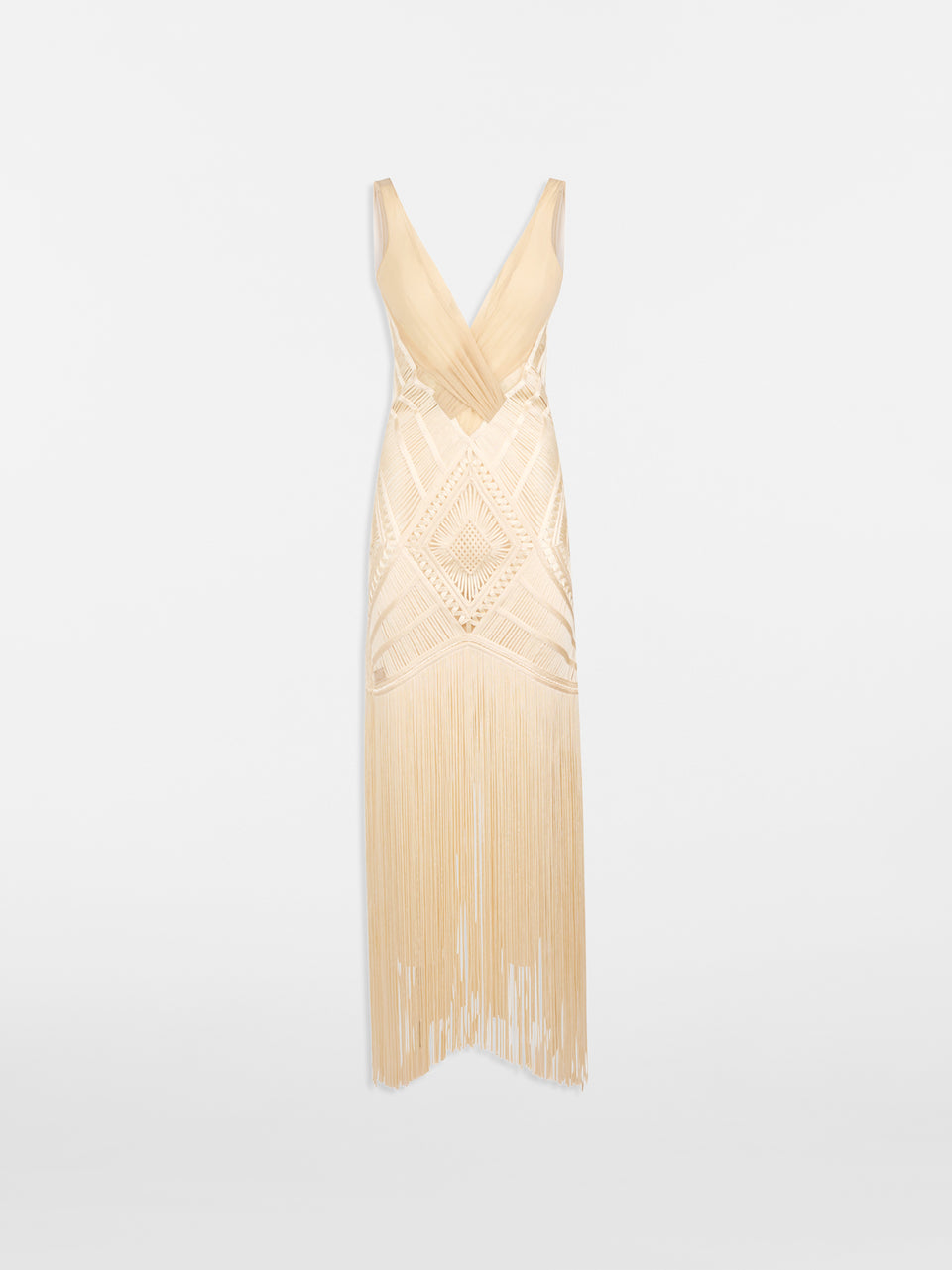 Ivory midi dress