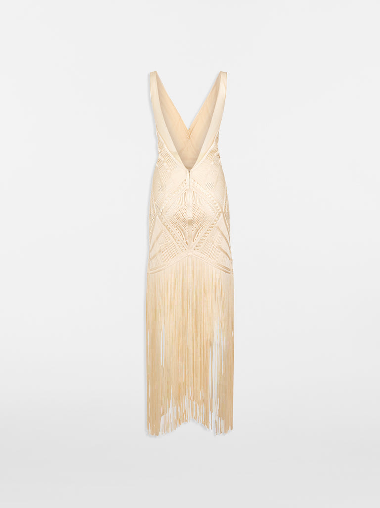 Ivory midi dress