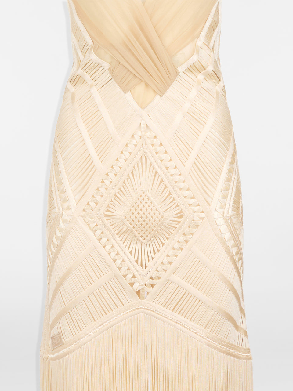 Ivory midi dress