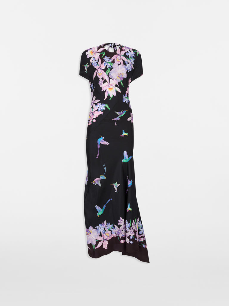 Multicolor midi dress