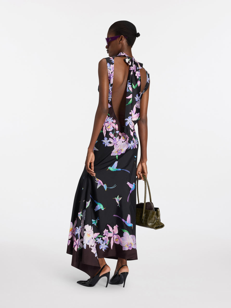 Multicolor midi dress