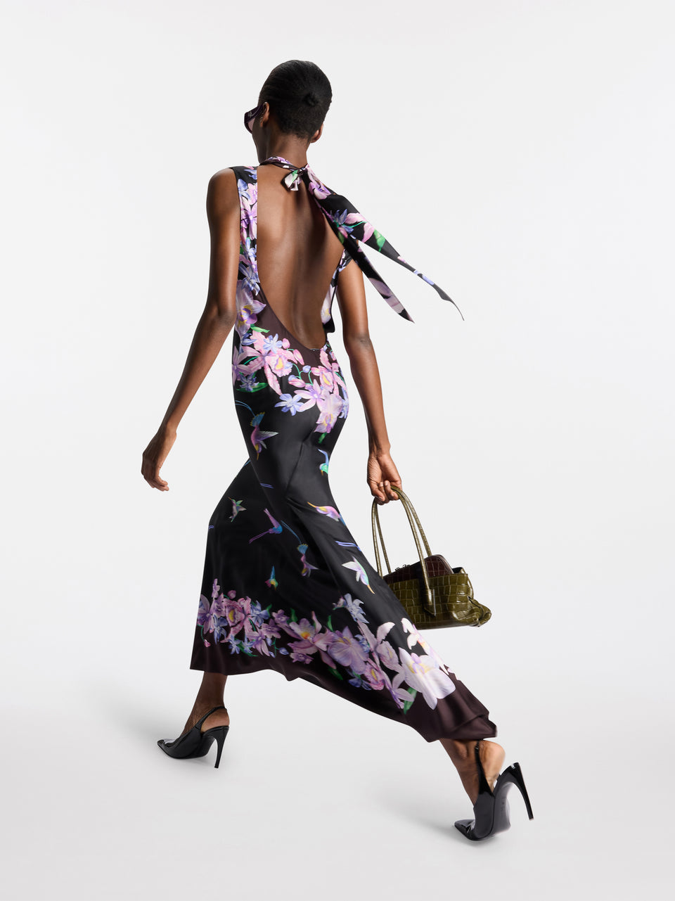 Multicolor midi dress