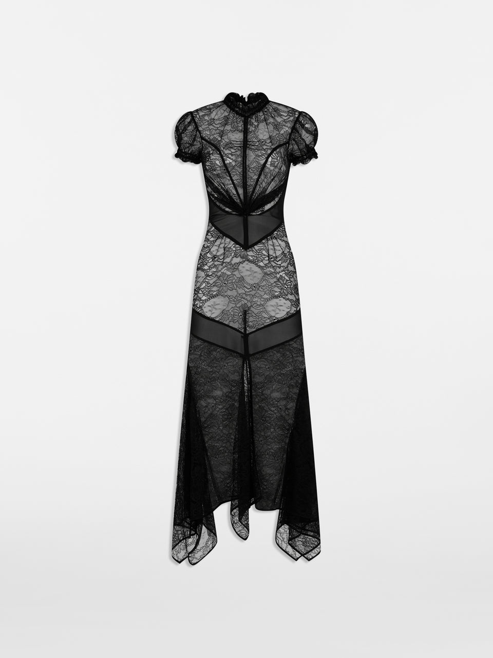 Black midi dress