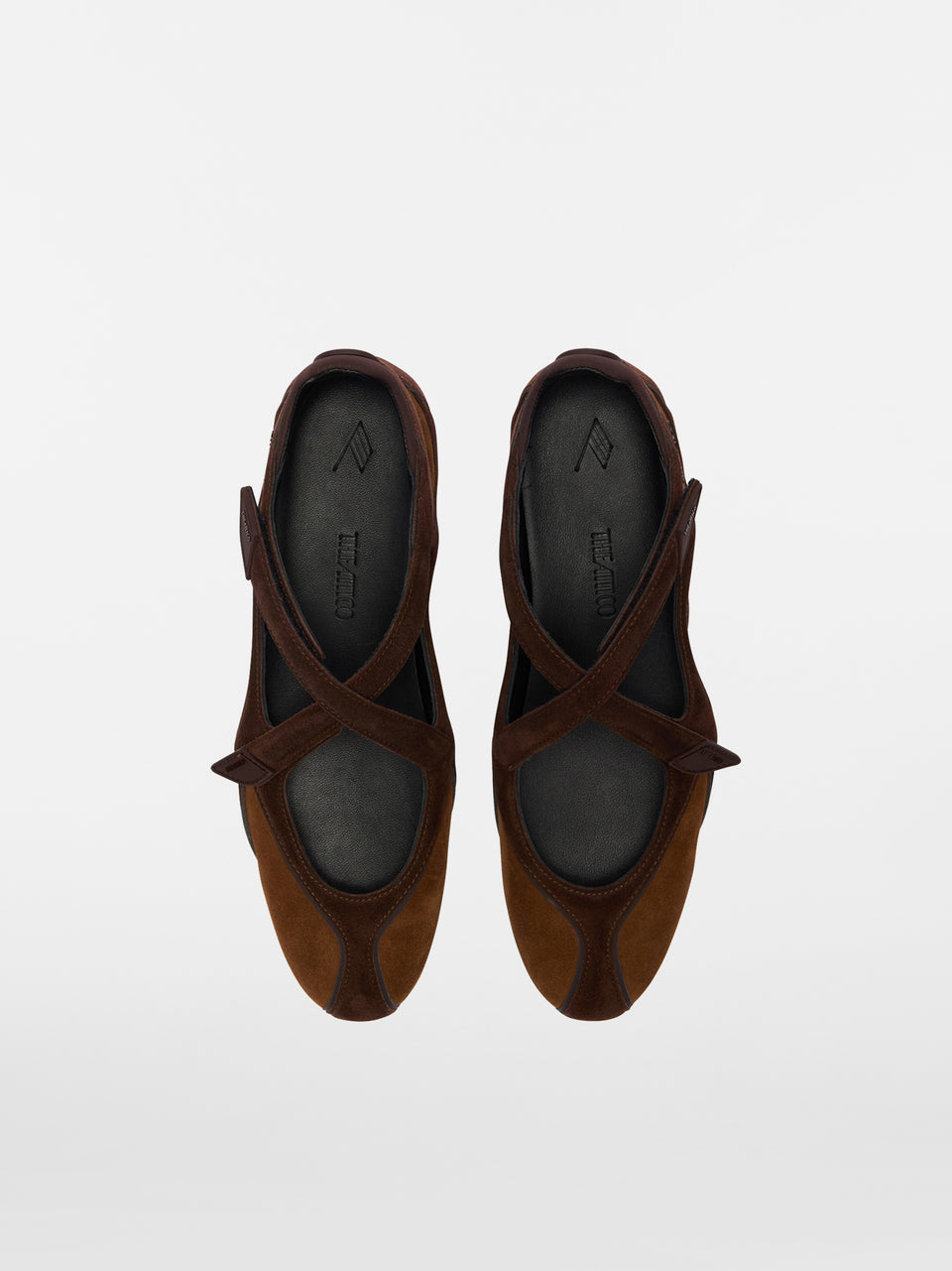 ''Floor 01'' brown ballerina flat
