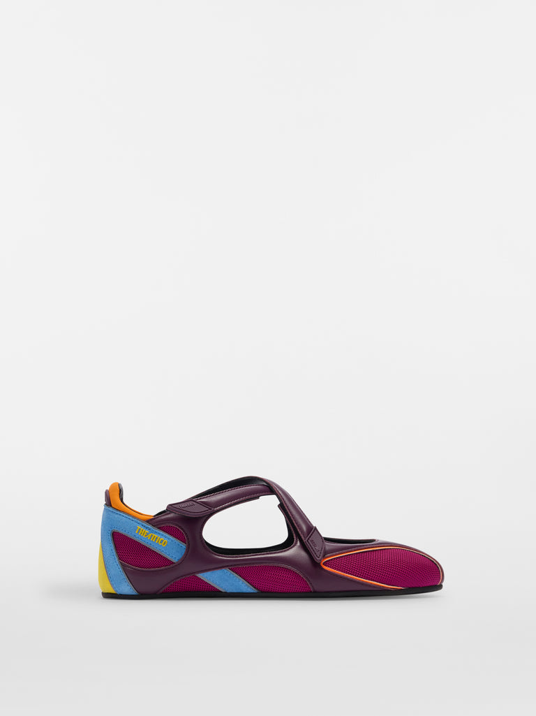 ''Floor 01'' purple ballerina flat