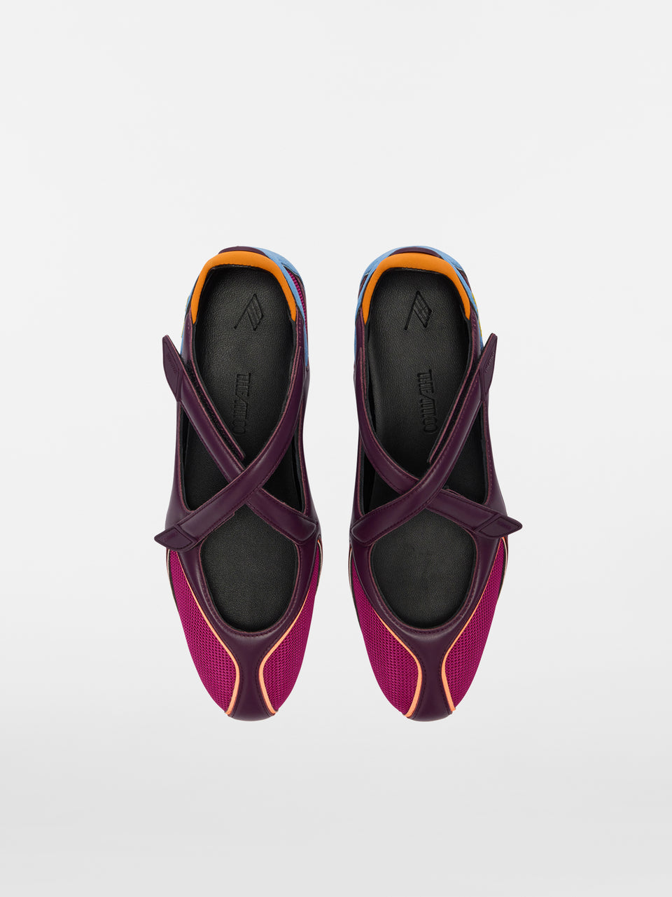 ''Floor 01'' purple ballerina flat