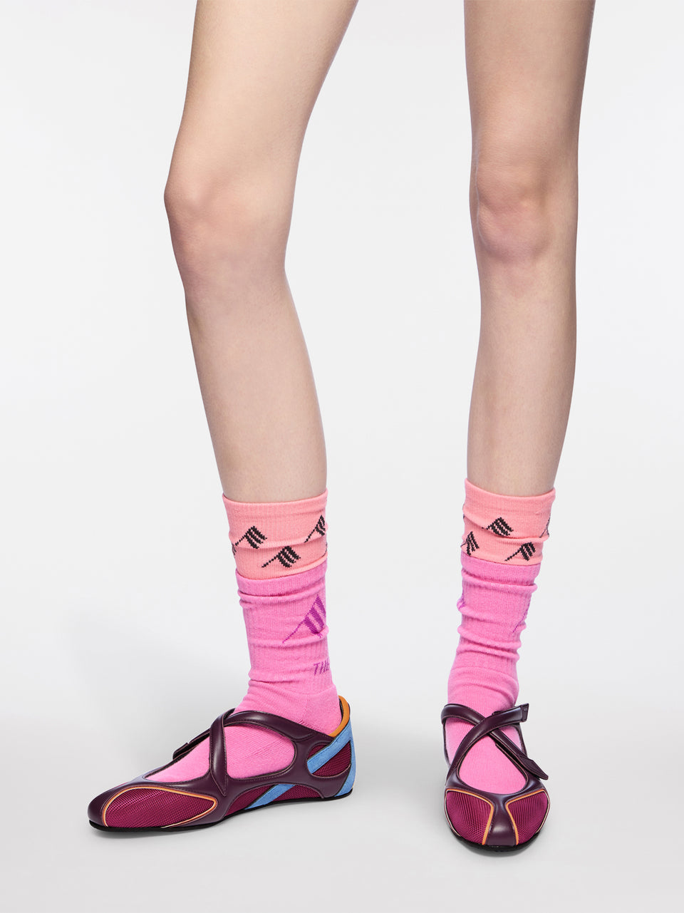 ''Floor 01'' purple ballerina flat