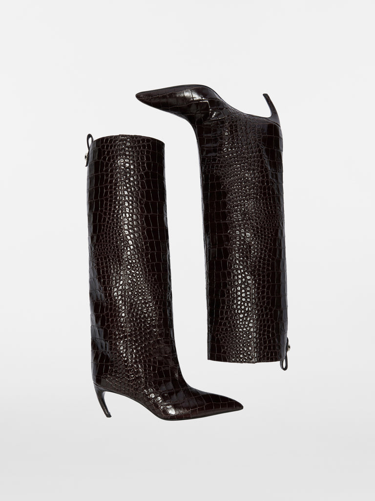 ''Lea'' dark brown boot