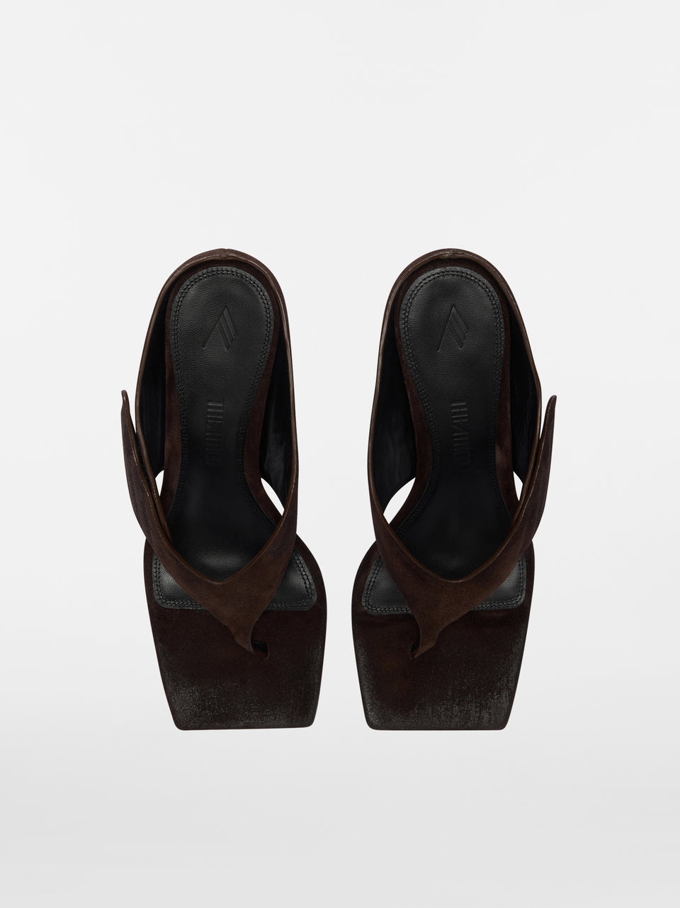 ''Cheope'' dark brown thong sandal