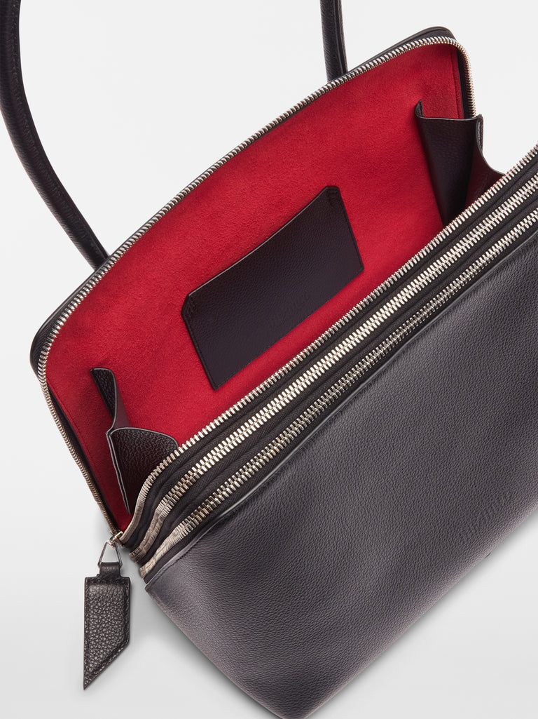 ''L'altra di Milano'' black shoulder bag