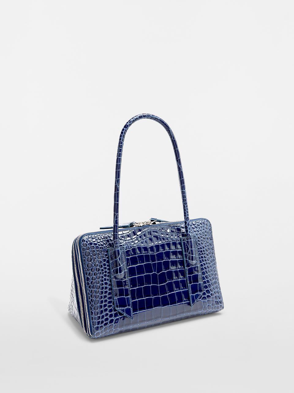 ''L'altra di Milano'' dark blue shoulder bag
