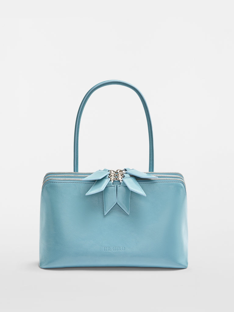 ''L'altra di Milano'' sky blue shoulder bag