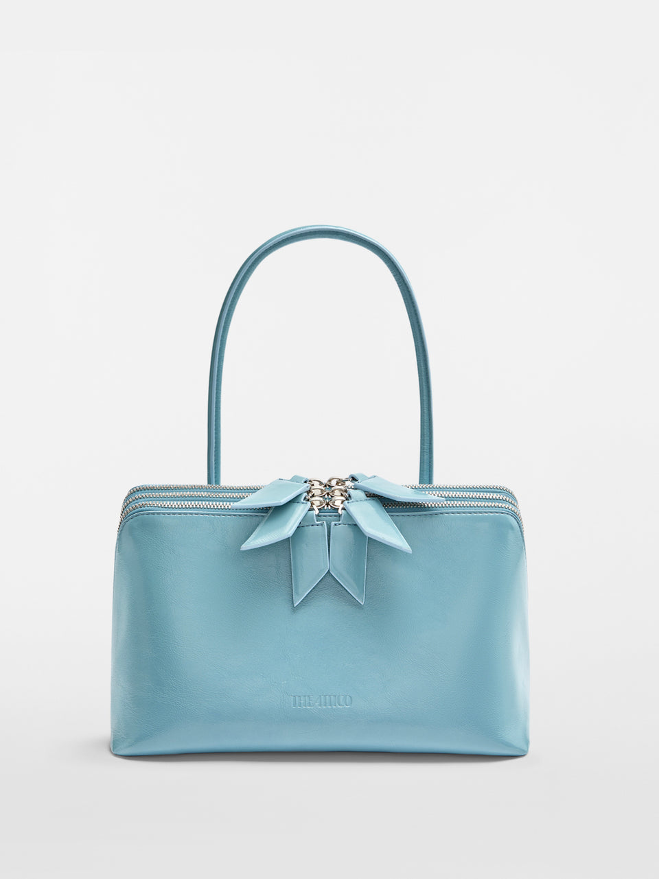 ''L'altra di Milano'' sky blue shoulder bag