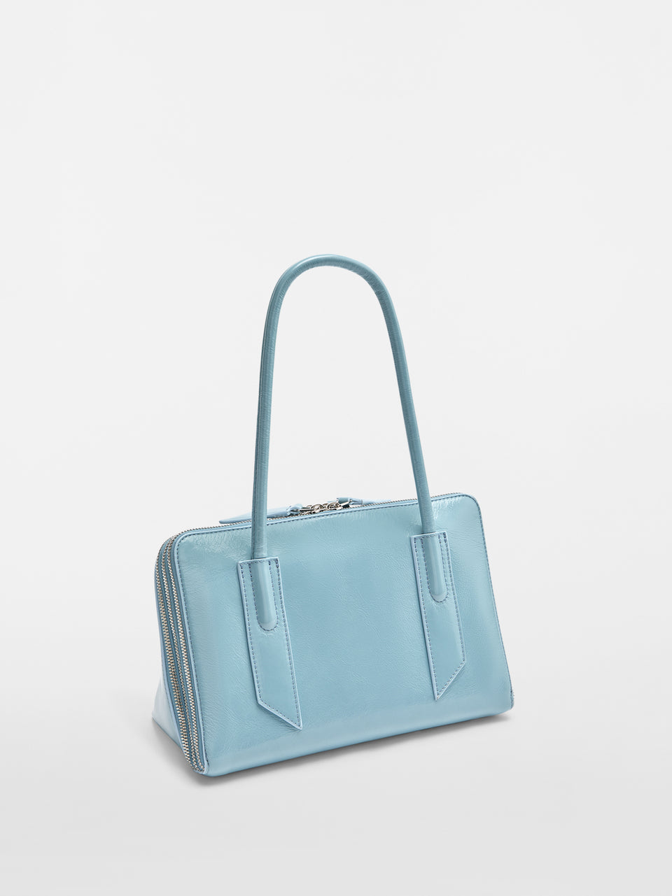 ''L'altra di Milano'' sky blue shoulder bag