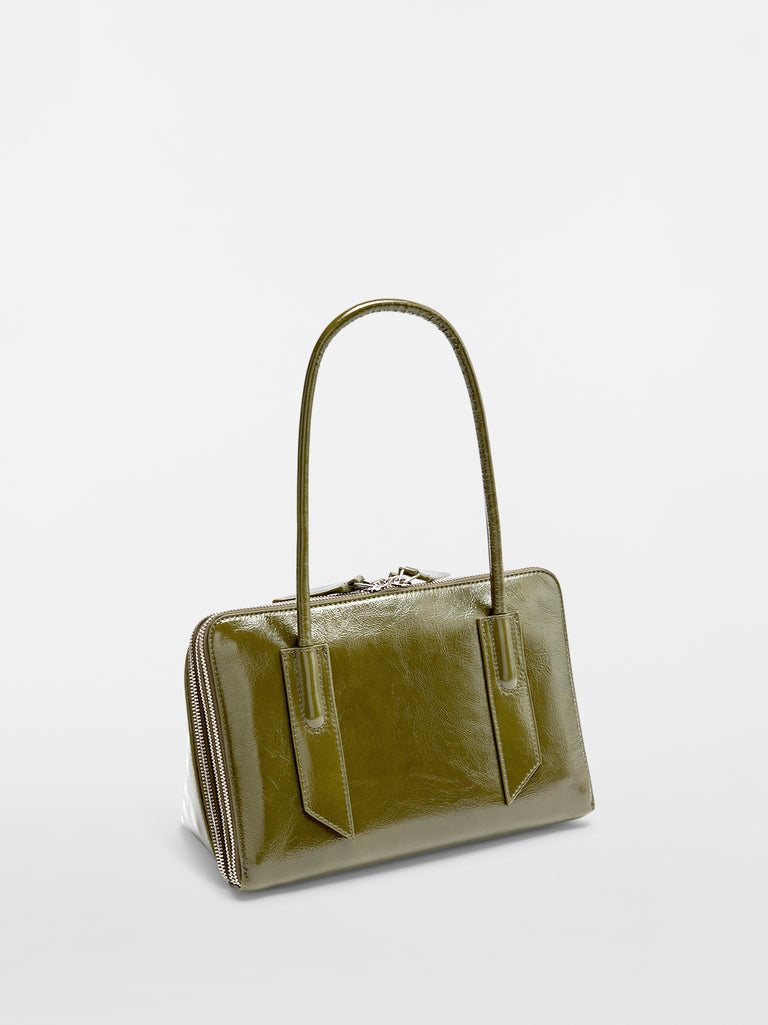 ''L'altra di Milano'' olive shoulder bag